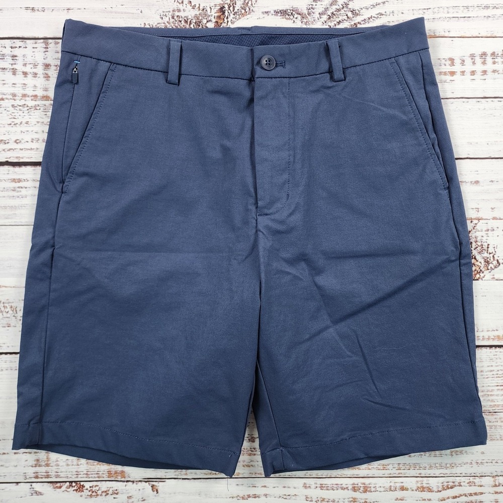 Vineyard Vines Mens 30 On-The-Go OTG Performance Shorts Navy Blue 1H001073 Golf
